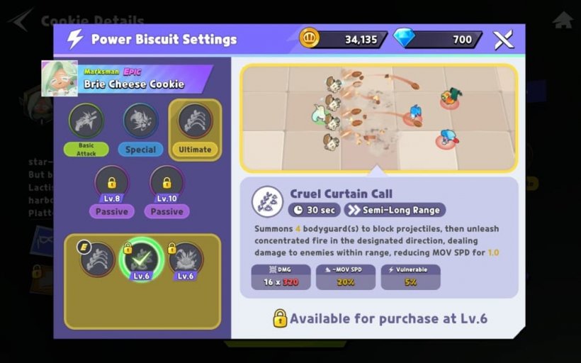 skills for brie cheese cookie