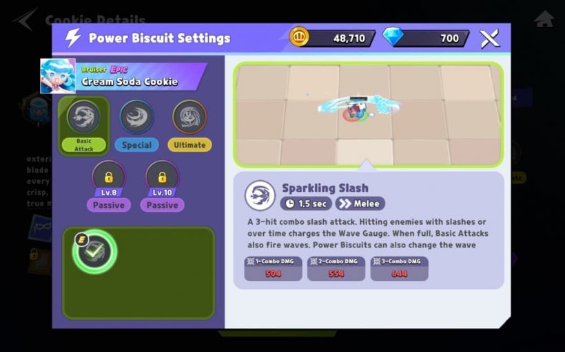 skills for cream soda cookie in ovensmash