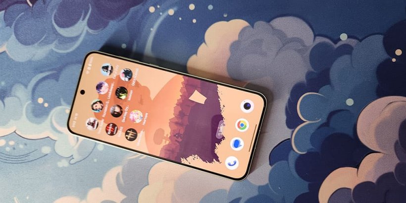 OnePlus 15R with multiple game icons on screen