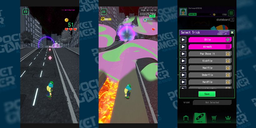 Some of the levels and music selection