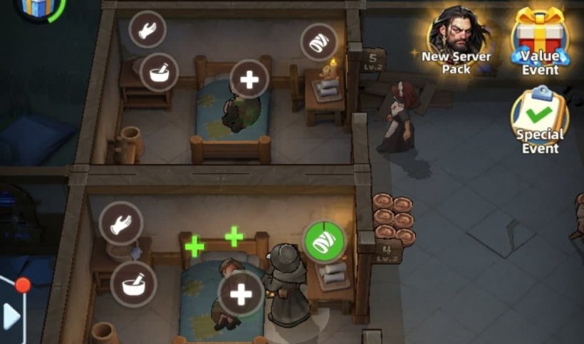 plague doctor healing patients