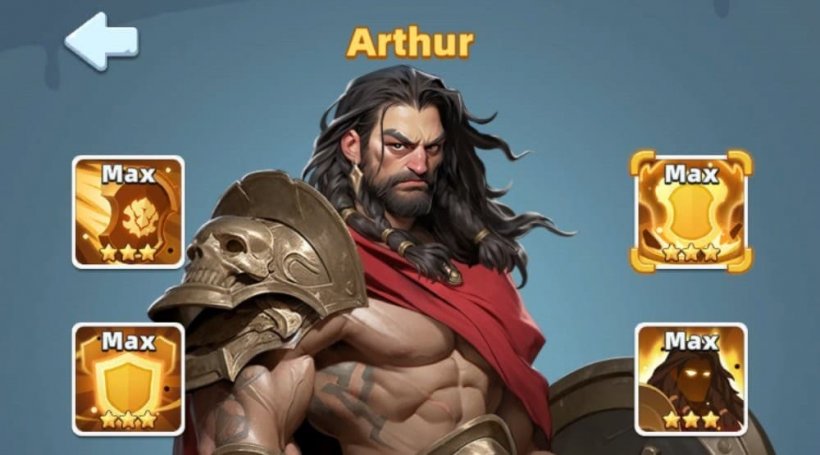 arthur bearded man with muscles and tattoos