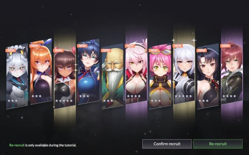 lineup of different characters