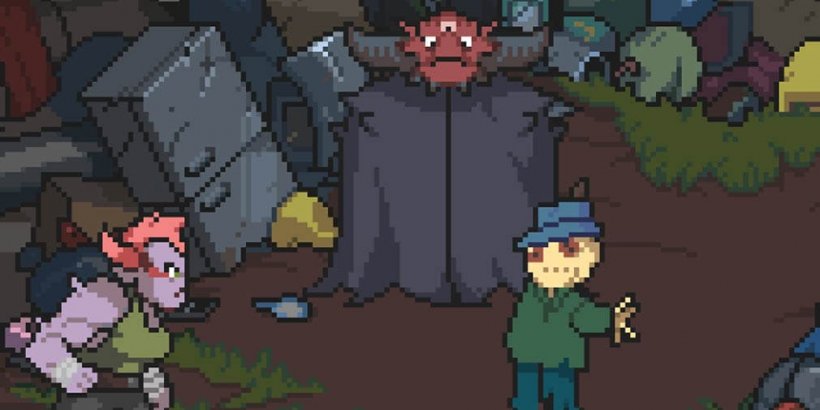 Monster concil member traing a montser guard in combat