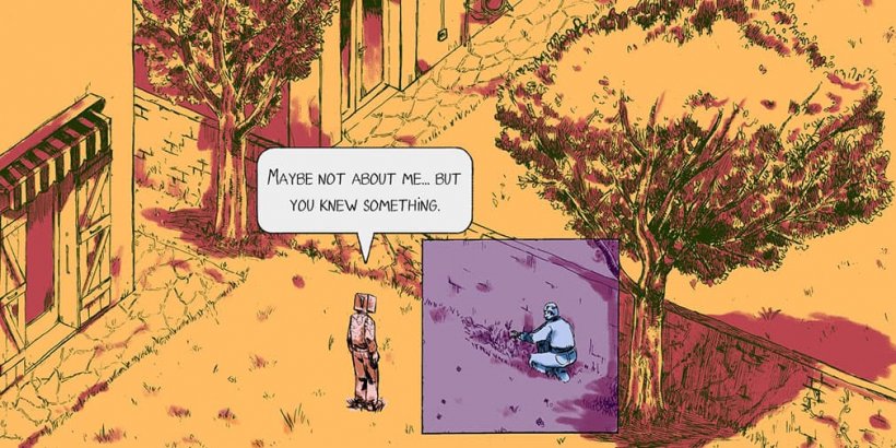 Timothee talking to the memory of his grandfather