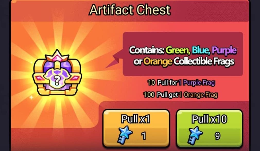 artifact chest in cell survivor
