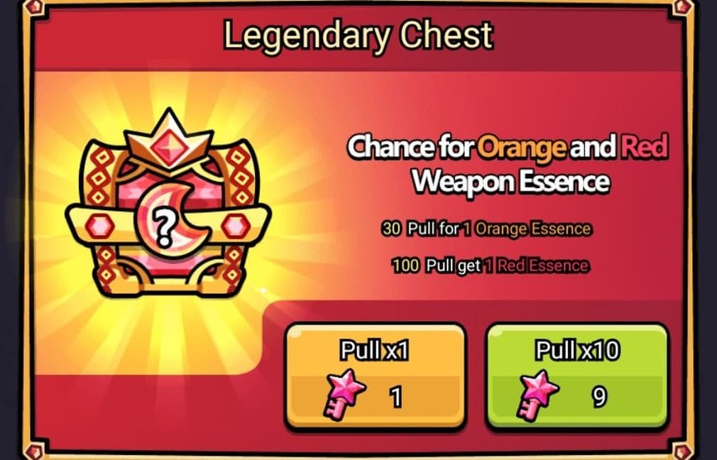 legendary chest in cell survivor