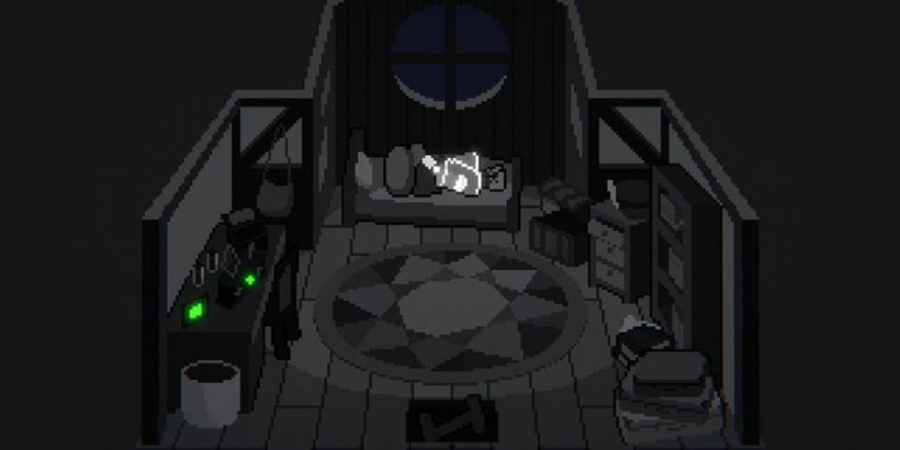 Midori falling asleep in her room