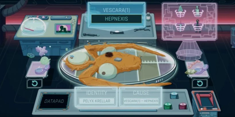 Alien Morgue lets you dissect extraterrestrial bodies in a narrative-driven medical sim on iOS and Android