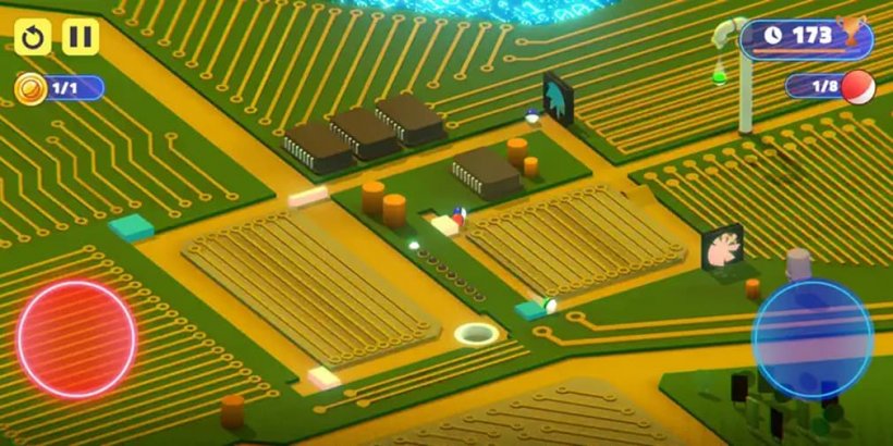 Perchang World turns the simple puzzler into a globe-trotting adventure on Apple Arcade