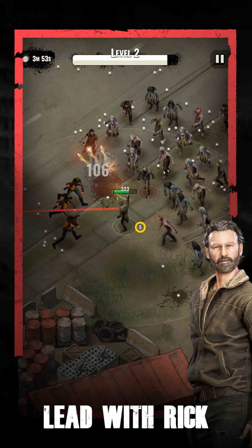 a group of undead zombies charging against a survivor