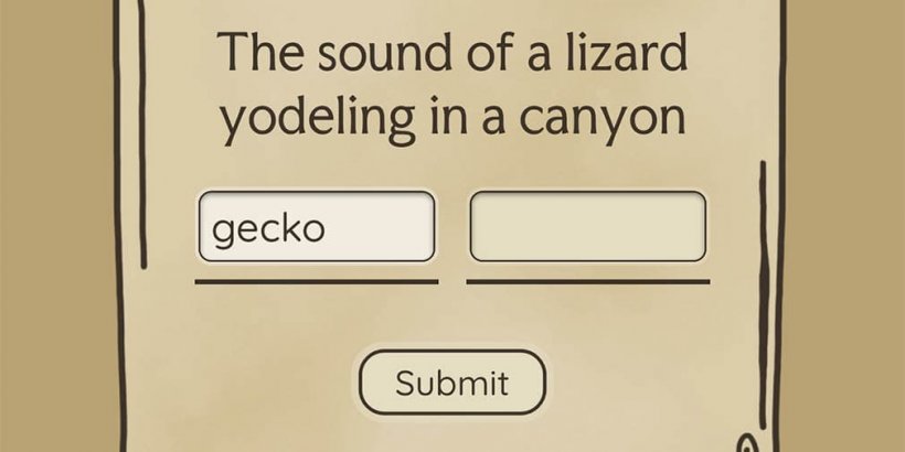 a rhyme puzzle about a gecko