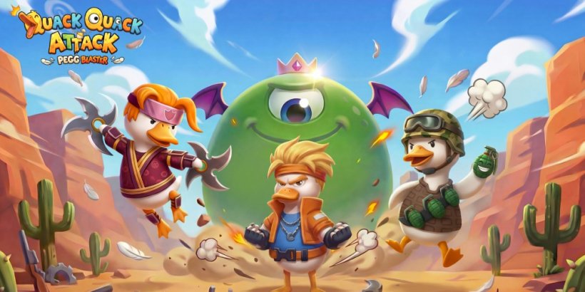 Quack Quack Attack - PEGG Blaster, an upcoming pachinko puzzler, opens pre-registration for iOS and Android