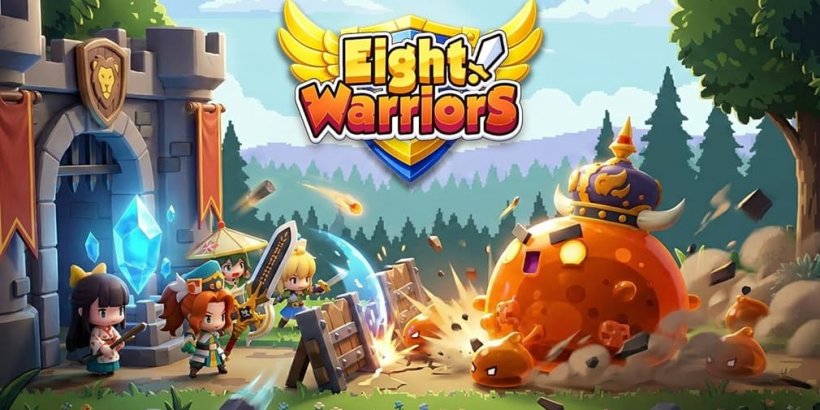 Eight! Warriors is a retro-style side-scrolling strategy game coming soon to iOS and Android