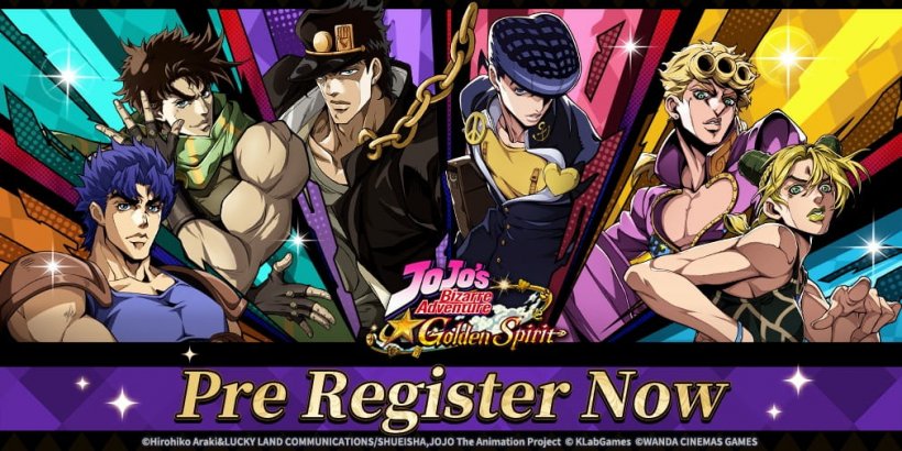 JoJo’s Bizarre Adventure: Golden Spirit opens pre-registration to bring you six generations of JoJos in one RPG