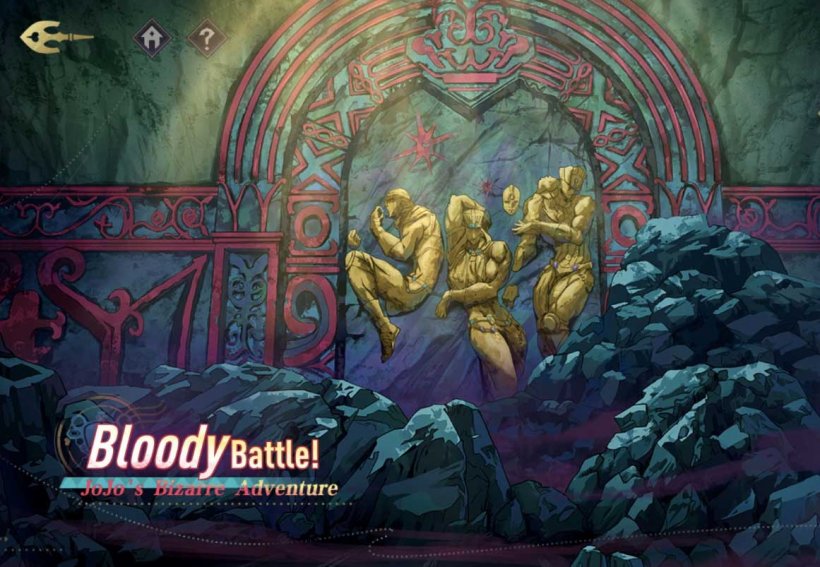a wall mural showing the bloody battle game mode