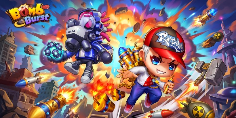 Bomb Burst offers turn-based shooting action with a special WASA collab on Android