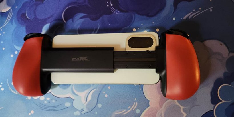 Back view of Serafim S3 CarX Edition with phone inserted 