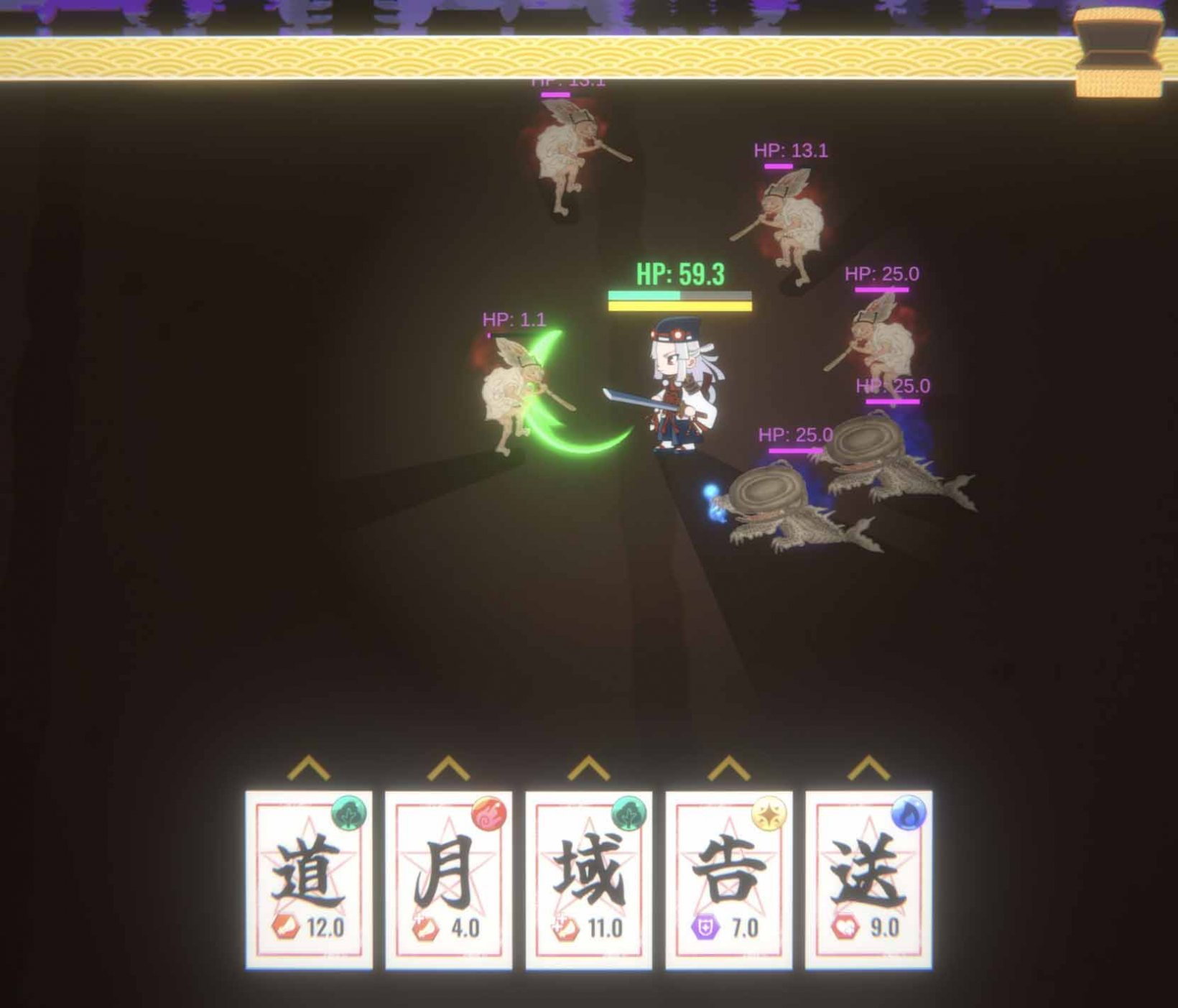onmyoji fighting demons