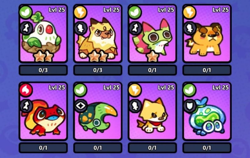 gallery with summoned critters