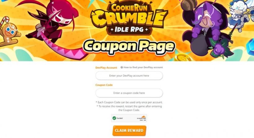 code redeem page