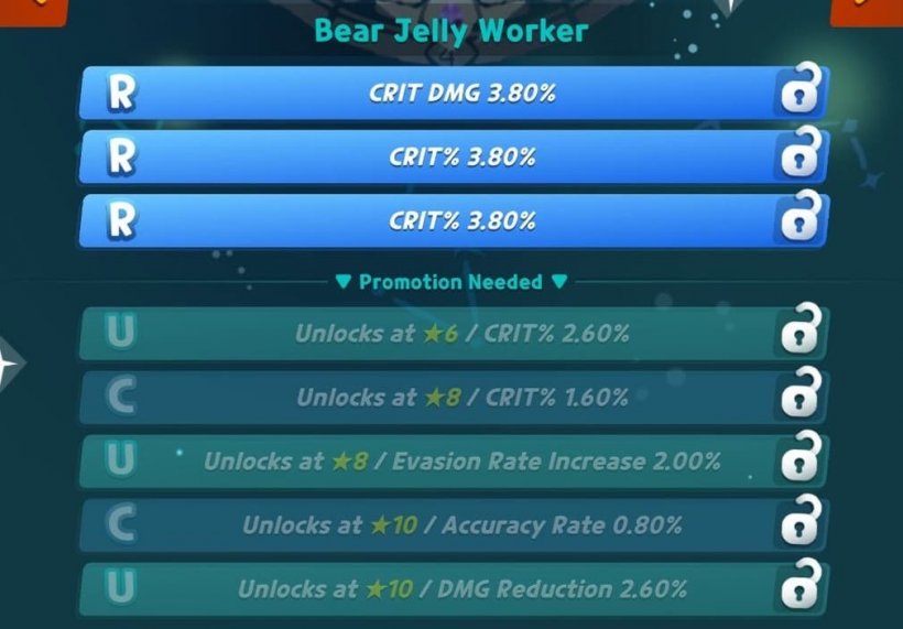 the best sugar runes for bear jelly worker in crc