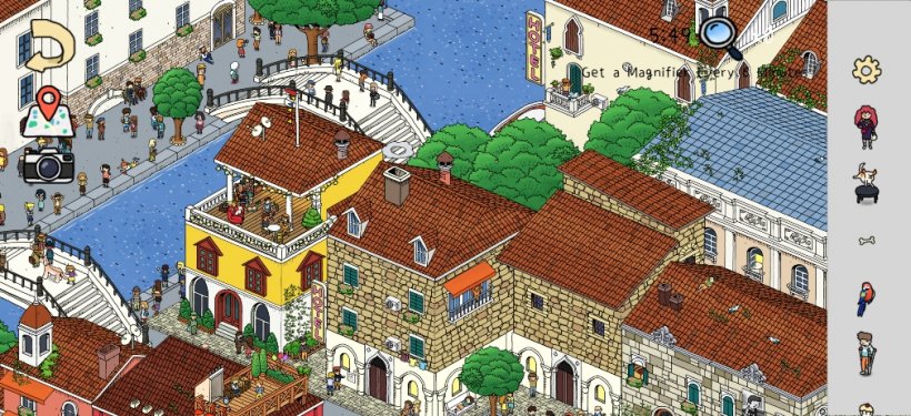 A cute, cartoony depiction of Venice