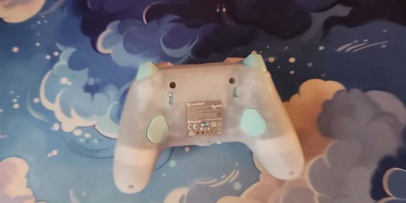 the back of the gamesir sugar whirl with its buttons