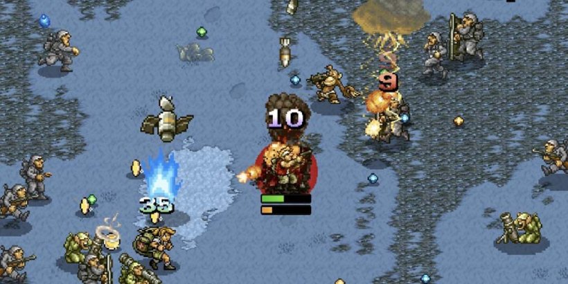 I tried surviving Metal Slug Rush's arcade chaos and ended up spamming Heavy Machine Gun
