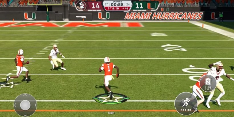 EA College Football Mobile 27 brings America's game to mobile for the first time