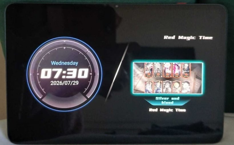 front side of the redmagic astra 2 tablet