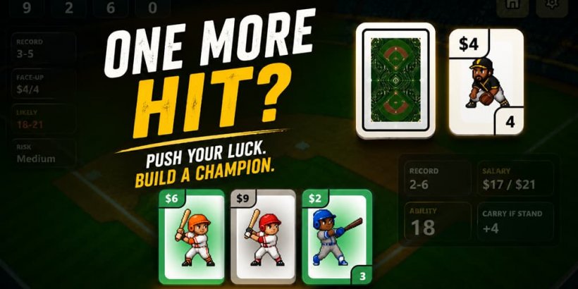 One More Hit lets you Moneyball the beautiful sport of baseball