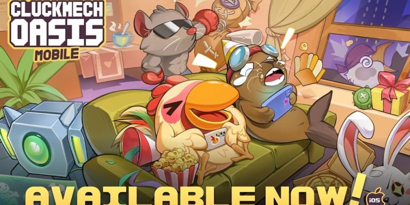 Cluckmech Oasis is an eclucktic mix of tower defence and roguelike bullet hell