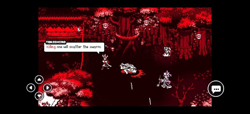 Tochikiro makes a poetic one-linerafter killing a character