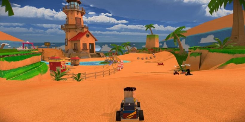 Kartboard Dash offers a homemade-style, fast-paced kart racer for newcomers and veterans alike