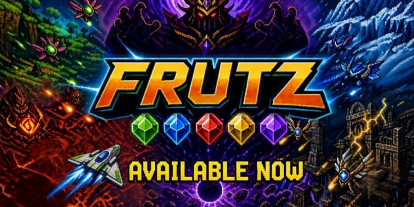 Frutz sends you through five arcade worlds in pursuit of perfect runs