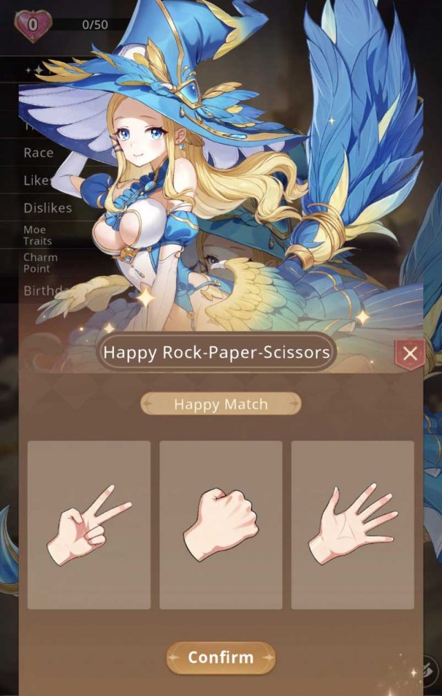 rock paper scissors mini game