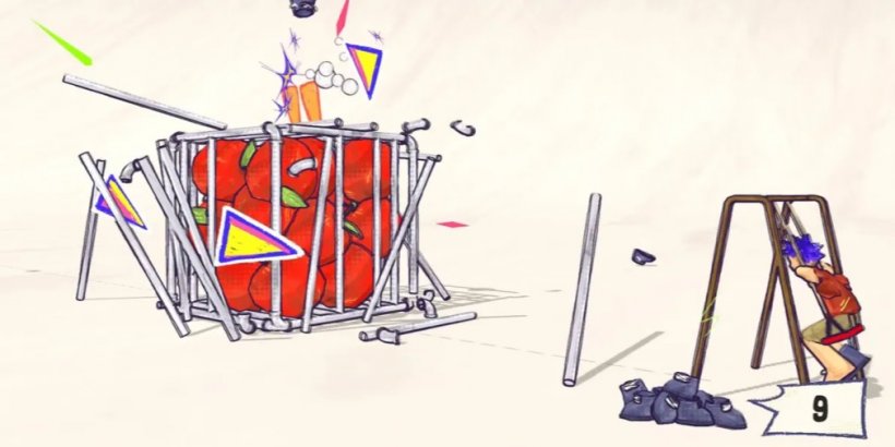Shoe It All! turns rebellious shoe-throwing into physics puzzles