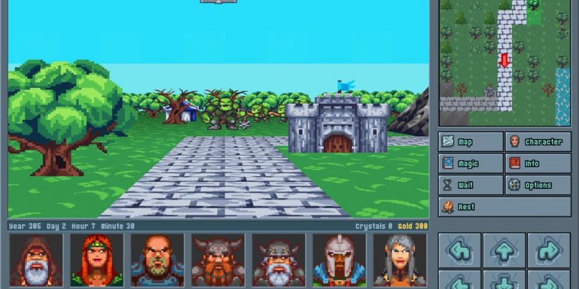 Legends of Amberland is a truly retro-style, turn-based dungeon crawler with style