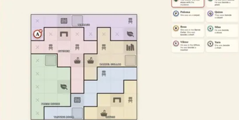 Roomers is a twist on Sudoku where you solve murders on a building floorplan