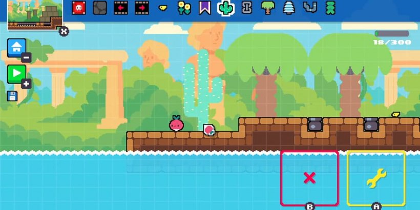 DIY Dadish lets you create your own platforming levels and share them with the world
