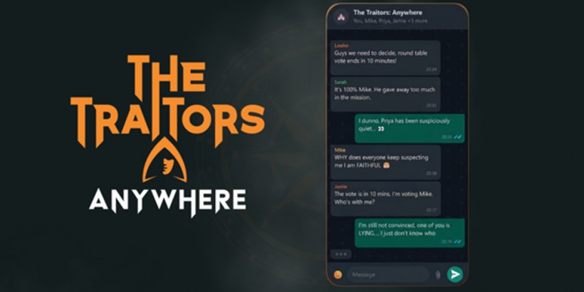 The Traitors: Anywhere lets you play the hit social deduction game via WhatsApp