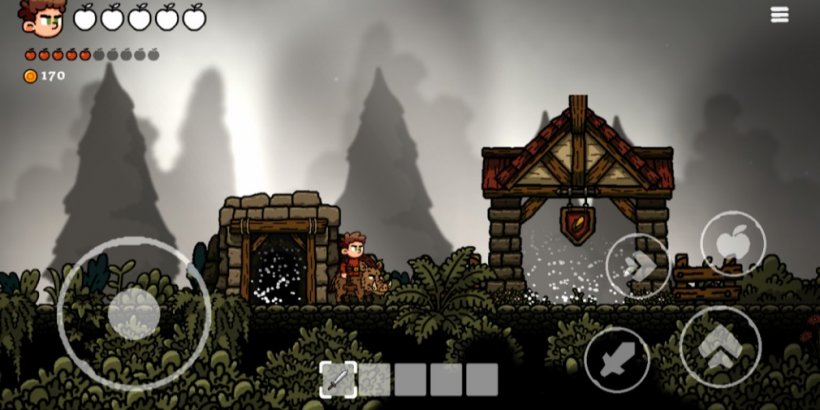 Apple Knight 3 trades tight platforming levels for one big connected world
