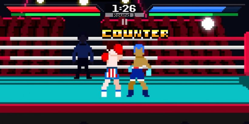 Newtro Boxing brings fast-paced, strategic eight-bit boxing action to the palm of your hand