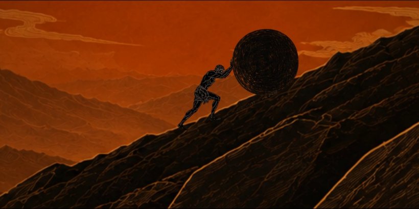 Sisyphus - The Walk Down turns an endless climb into a spoken story of acceptance