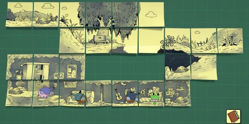 Walk the Frog, the post-it-note puzzler, launches for iOS and Android