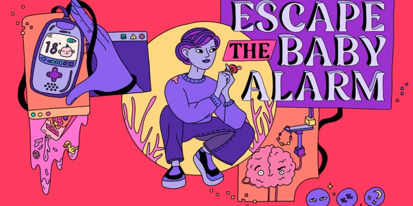 Escape the Baby Alarm is a humorous puzzle game about navigating the complexities of parenthood