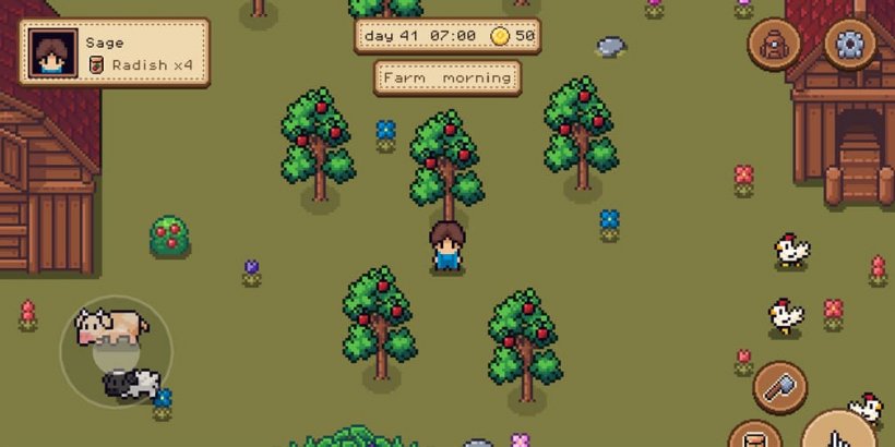 Duskroot is a Stardew Valley-style game that's just had a big update on mobile