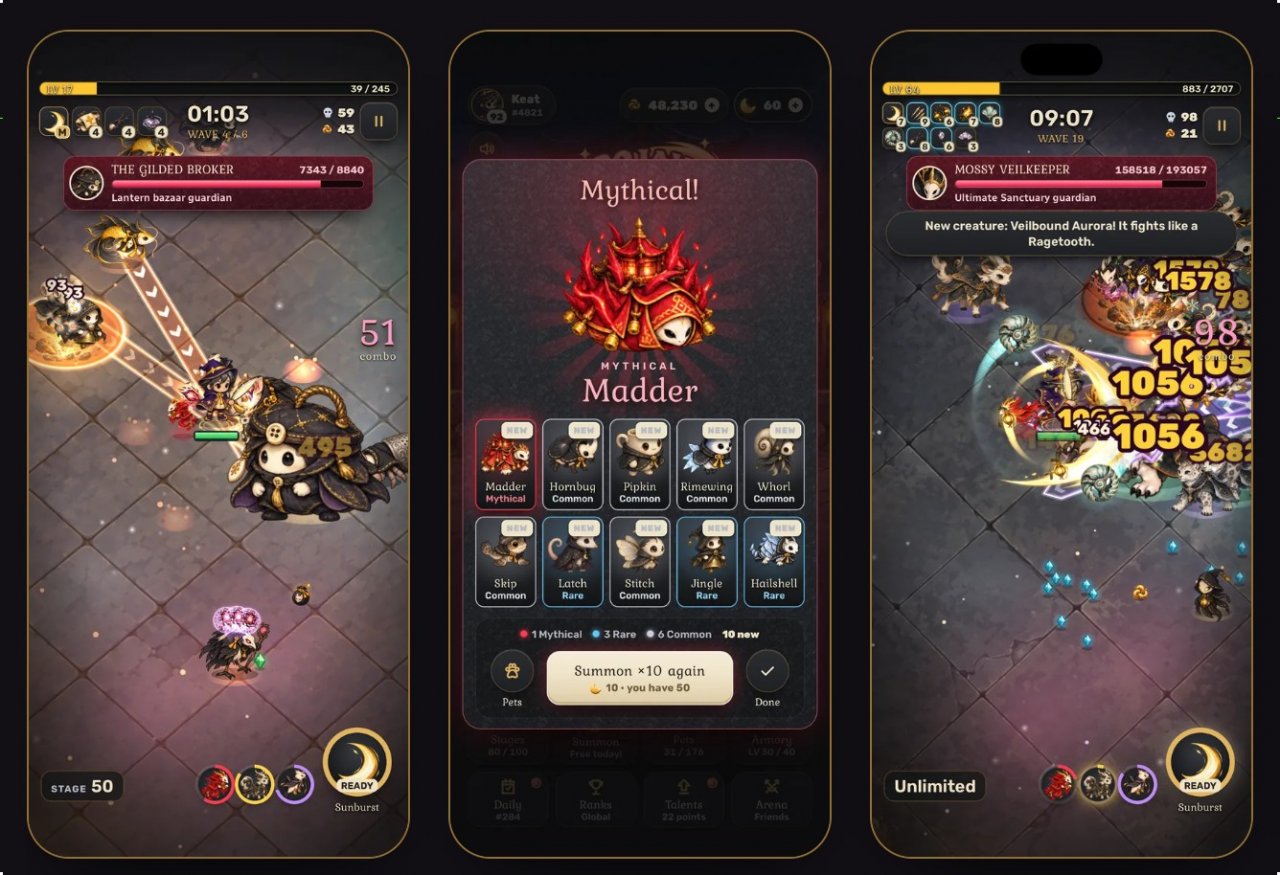 Rojak Rush turns Malaysian salad ingredients into a one-thumb Survivors-like RPG