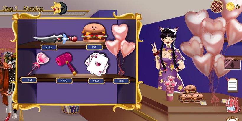 Clown Town purchasing items from Zany